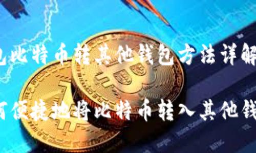 钱包比特币转其他钱包方法详解

如何便捷地将比特币转入其他钱包？