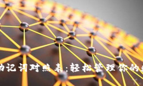 TP钱包助记词对照表：轻松管理你的数字资产